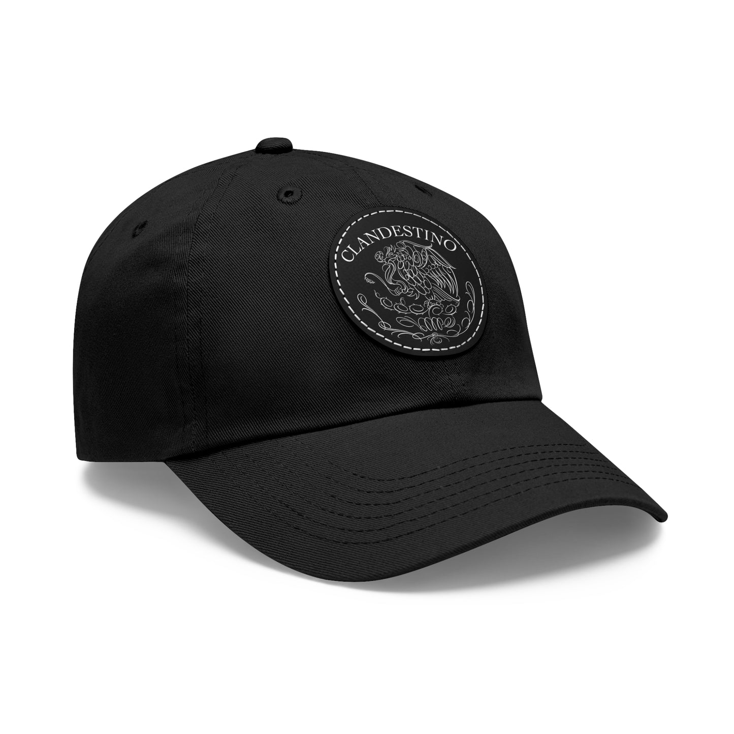 Escudo leather patch dad hat