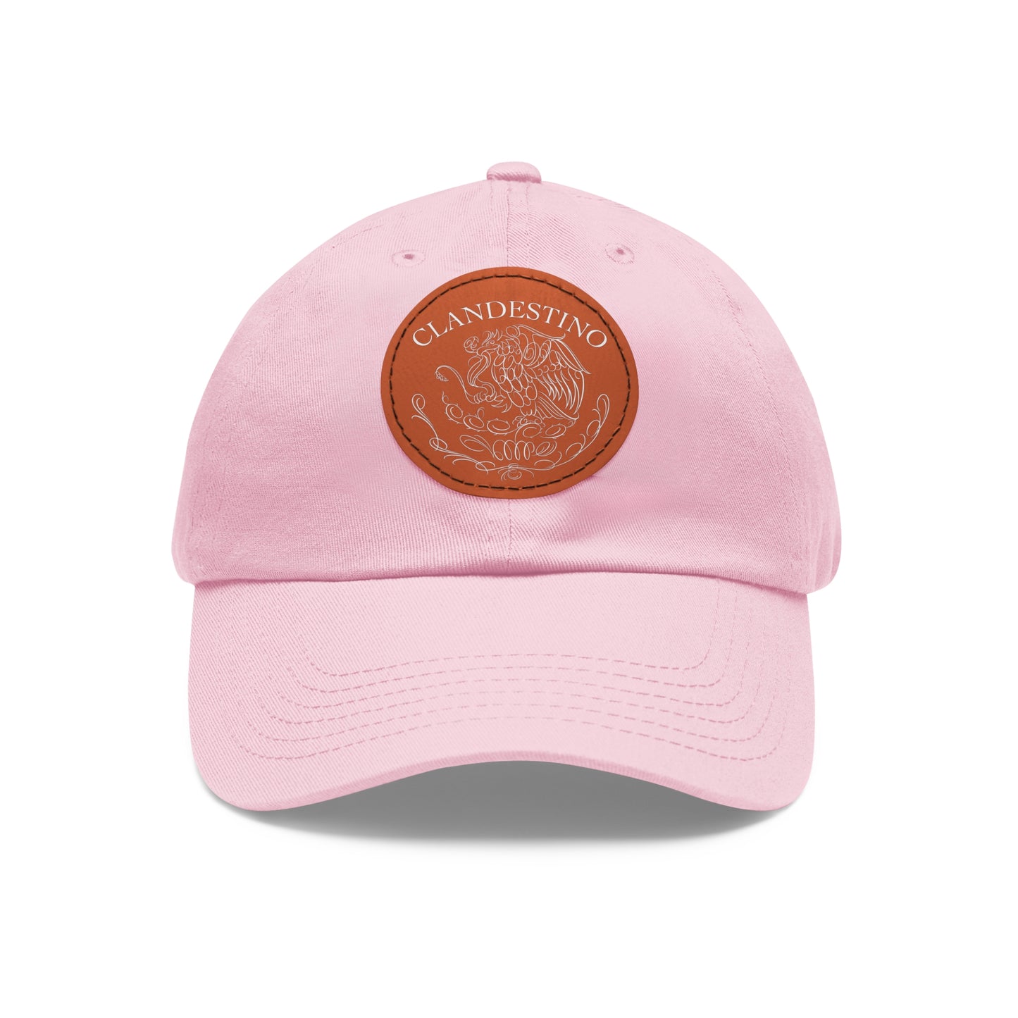 Escudo leather patch dad hat