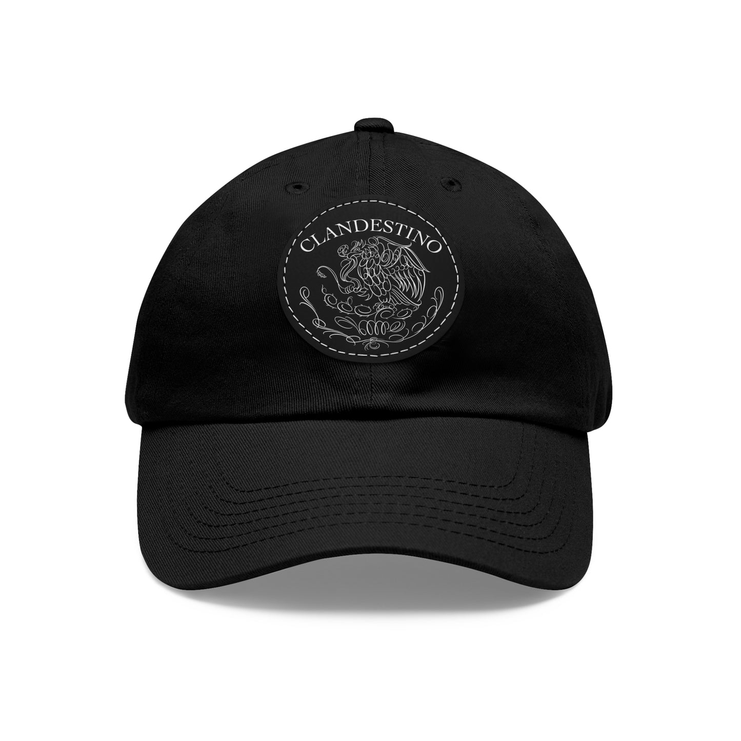 Escudo leather patch dad hat