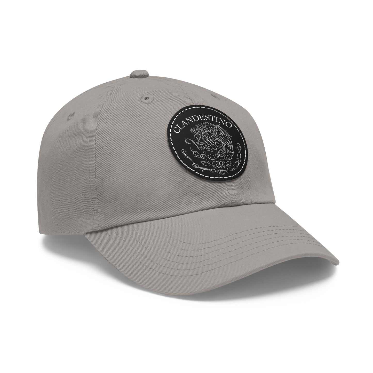 Escudo leather patch dad hat