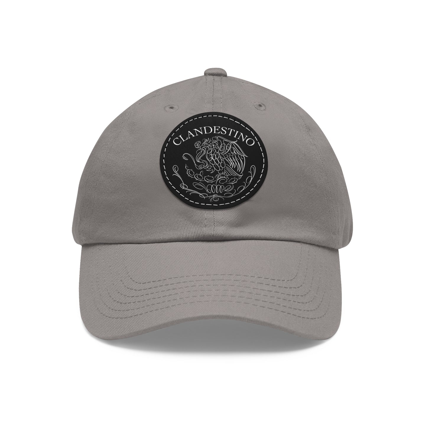 Escudo leather patch dad hat