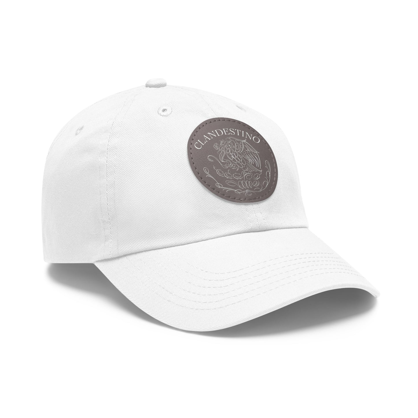 Escudo leather patch dad hat