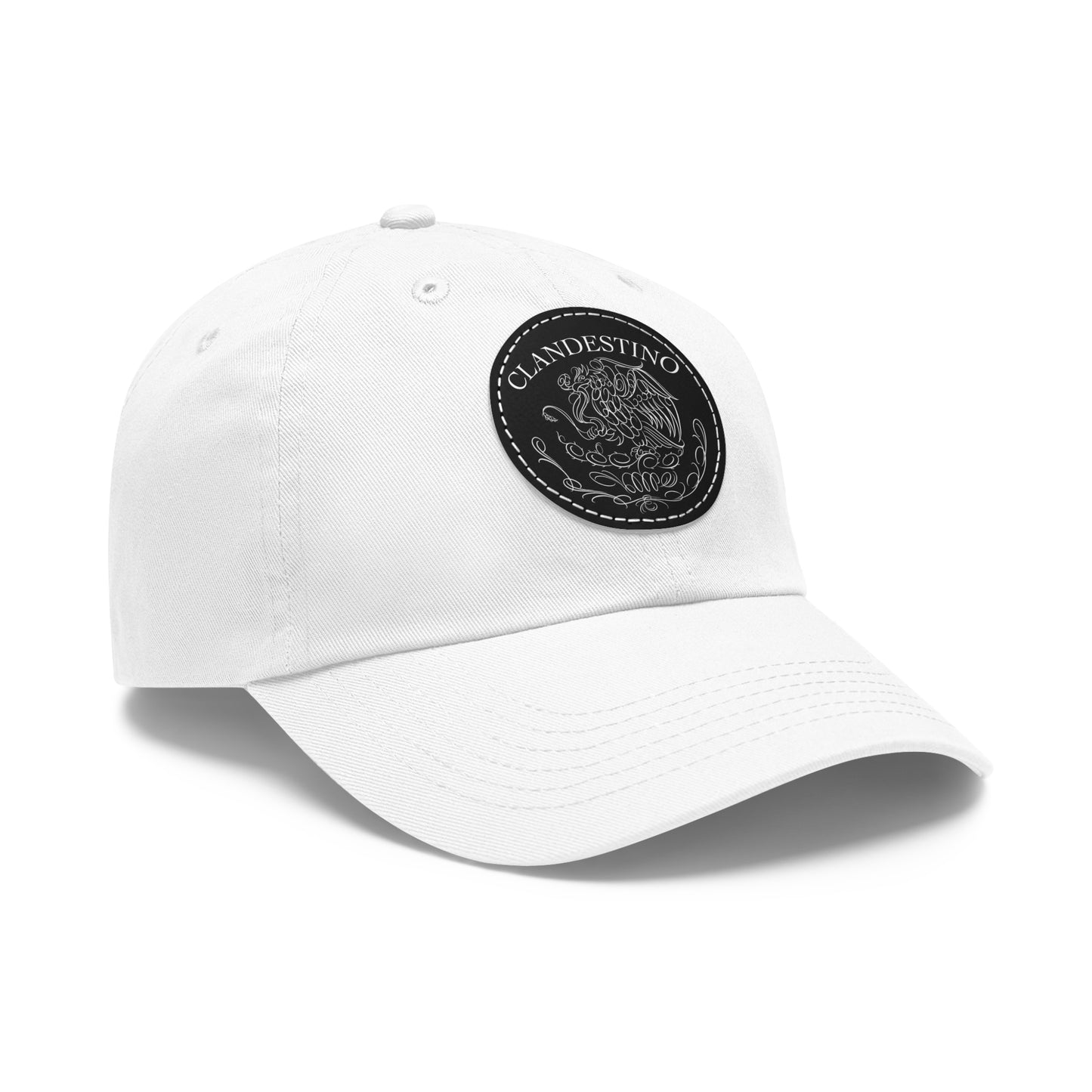 Escudo leather patch dad hat