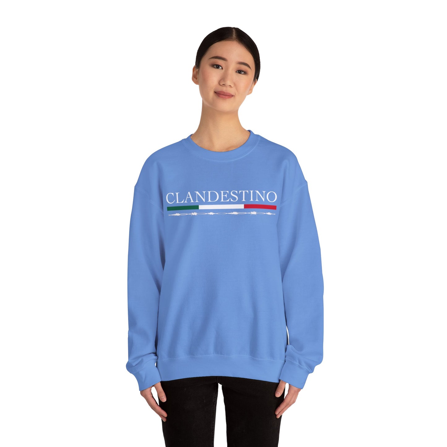 Unisex Heavy Clandestino Crewneck Sweatshirt