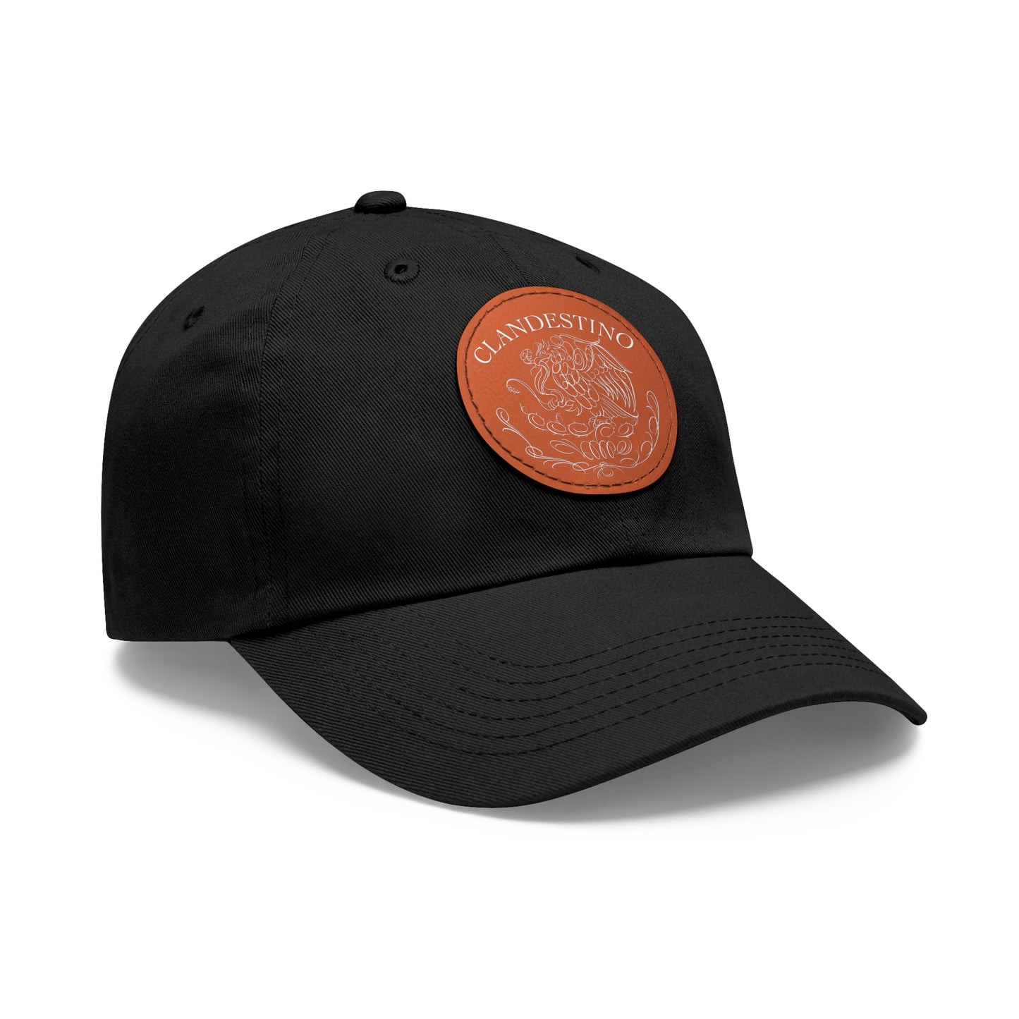 Escudo leather patch dad hat