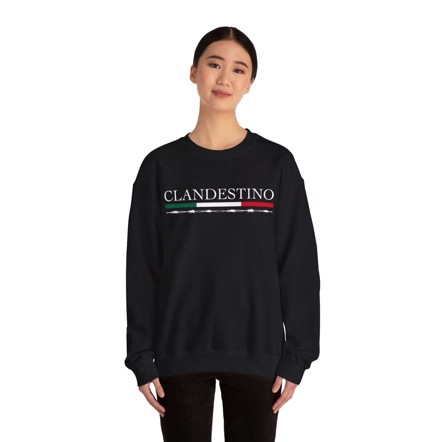 Unisex Heavy Clandestino Crewneck Sweatshirt