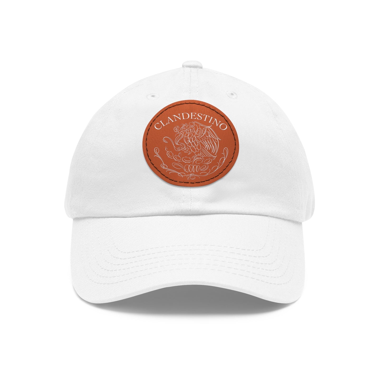 Escudo leather patch dad hat