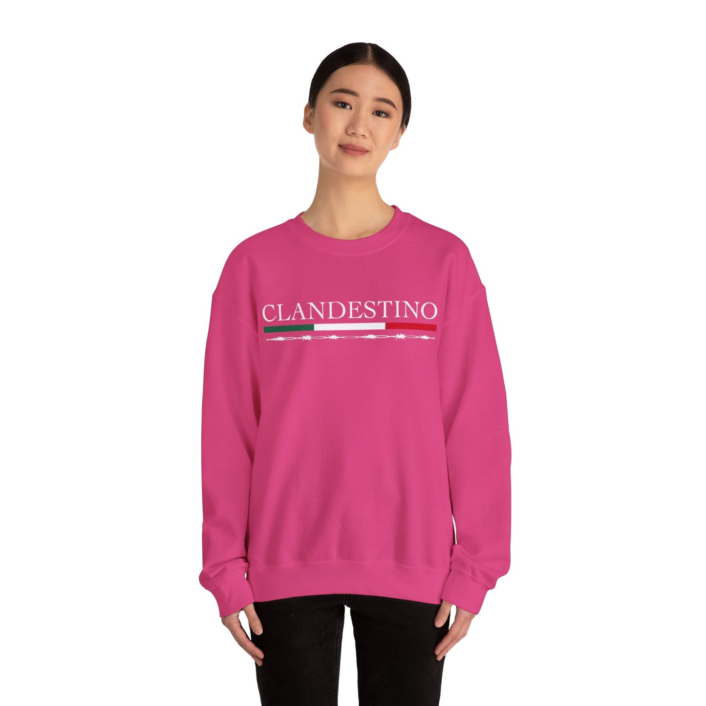 Unisex Heavy Clandestino Crewneck Sweatshirt