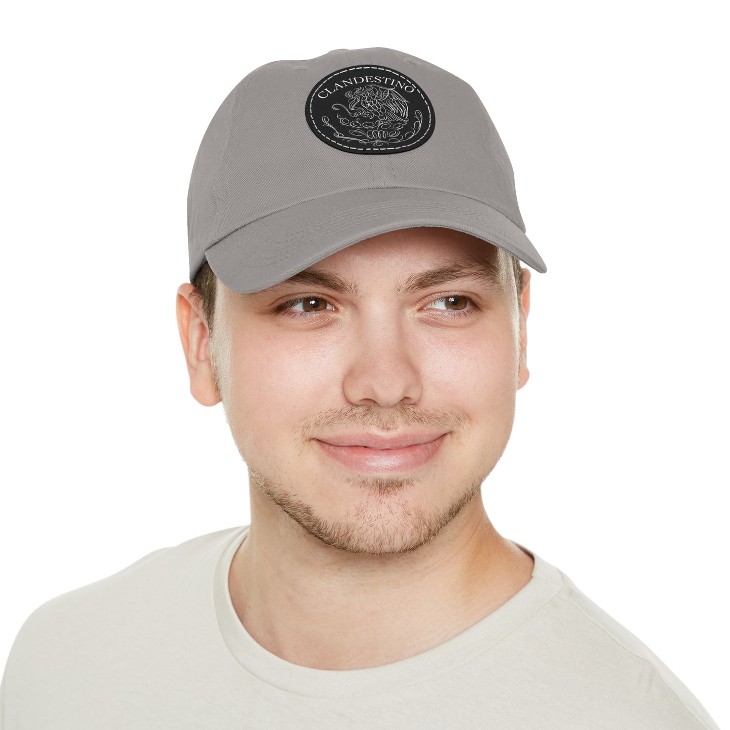 Escudo leather patch dad hat