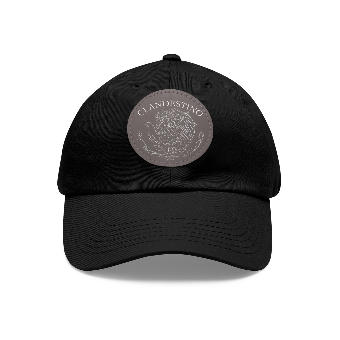 Escudo leather patch dad hat